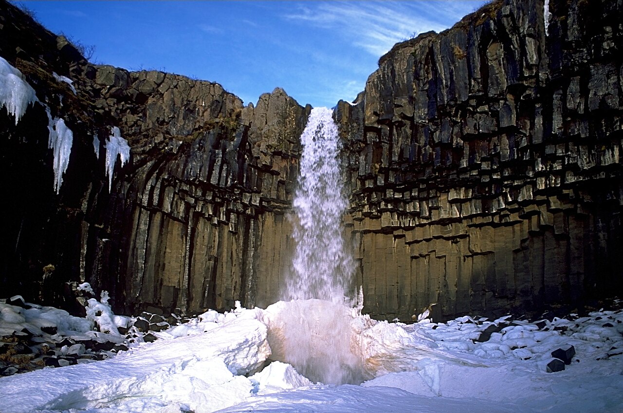 Svartifoss Waterfall Hike, Iceland
